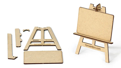 Funvention- for Little Scientist in Every Kid Wooden Puzzle and Colouring Art Kit and DIY Craft Stem Learning Toys