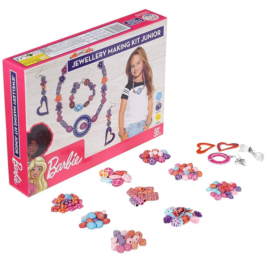 Barbie Jewellery Making KIT Junior for Girls. Make Necklace,EARINGS,Bracelet for Girls
