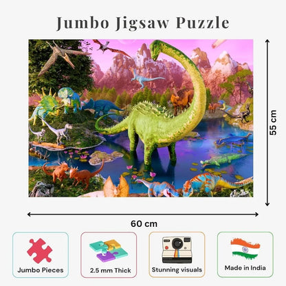 NESTA TOYS - Floor Puzzle & Game - Prehistoric Park, Jigsaw & Toddler Puzzles, Educational Toy, Gifts for Boys & Girls Ages 3, 4, 5, 6, 7 