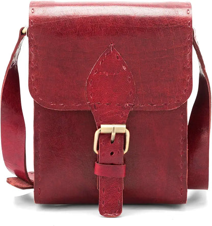 Goatter Genuine Leather Handmade Girls And Women’s Small Cross Body Sling Bag For Daily Use