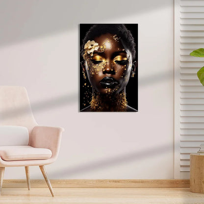 Kotart Modern Art African Woman Canvas Paintings for Bedroom Room Living Room Style03