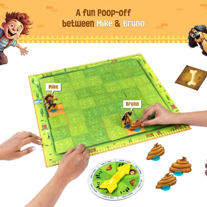 Bloomingo Board Game - Pick a Poo | Hilarious Family Game for Kids & Adults