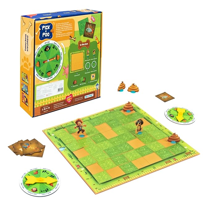 Bloomingo Board Game - Pick a Poo | Hilarious Family Game for Kids & Adults