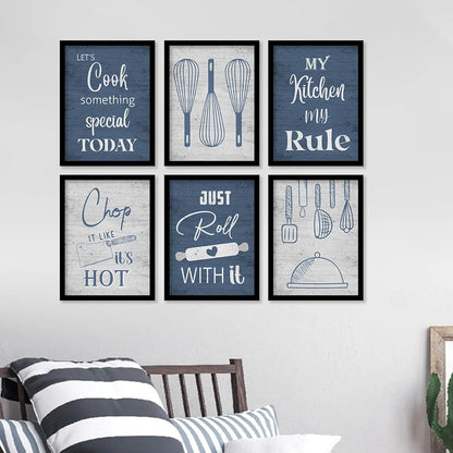 Kotart Restaurant Quotes Framed Posters for Kitchen Wall Decoration Kitchen 4