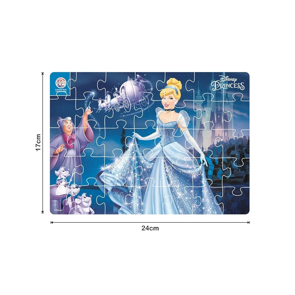 Ratna's 4 in 1 Disney Jigsaw Puzzle 140 Pieces for Kids. 4 Jigsaw Puzzles 35 Pieces Each 