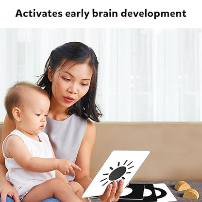 Skillmatics Large Flash Cards for Babies & Infants High Contrast Newborn Visual Stimulation