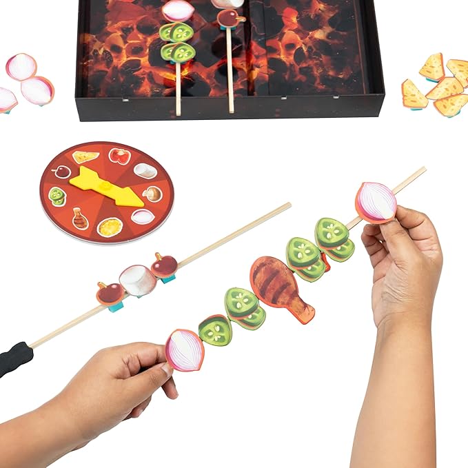 Bloomingo Board Game - Grill Thrill | Fun & Engaging Grilling Culinary Game | Make Fun Grill Recipies Culinary Creativity