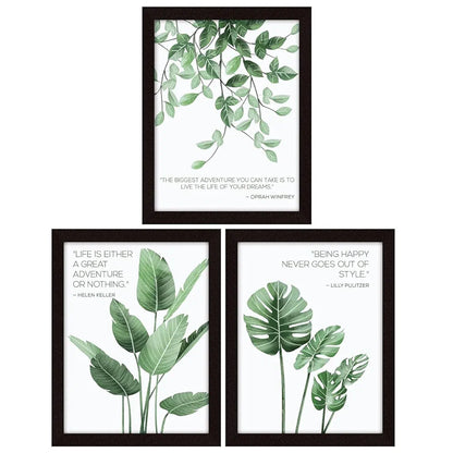 ArtX Paper Motivational Quotes AXD3-110-MOT Wall Frames Inspiring Quotes Set of 3