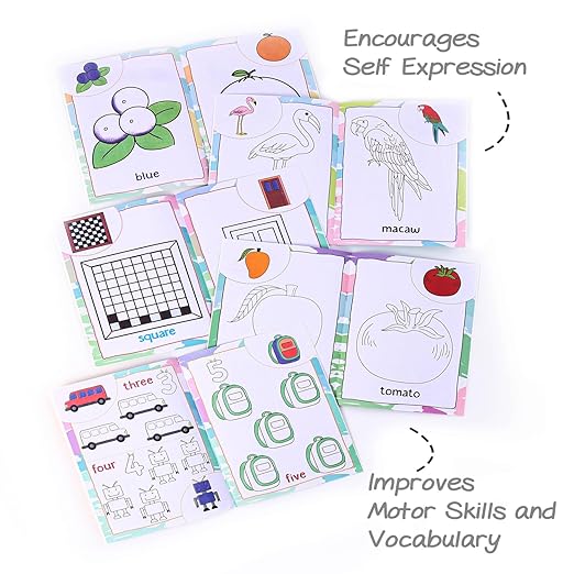 Firstcry Intelliskills My Colouring Book Set of 10 | Early Learning Books | 80 Pages