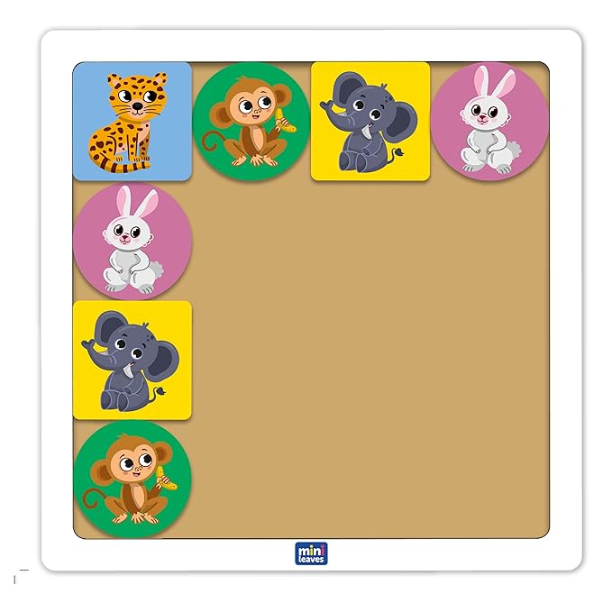 Mini Leaves Sudoku Puzzles Travel Toys for Kids 4 to 6 Years Old | Gift for Boys Girls | Learning Toys | Wooden Sudoku Brain Toys