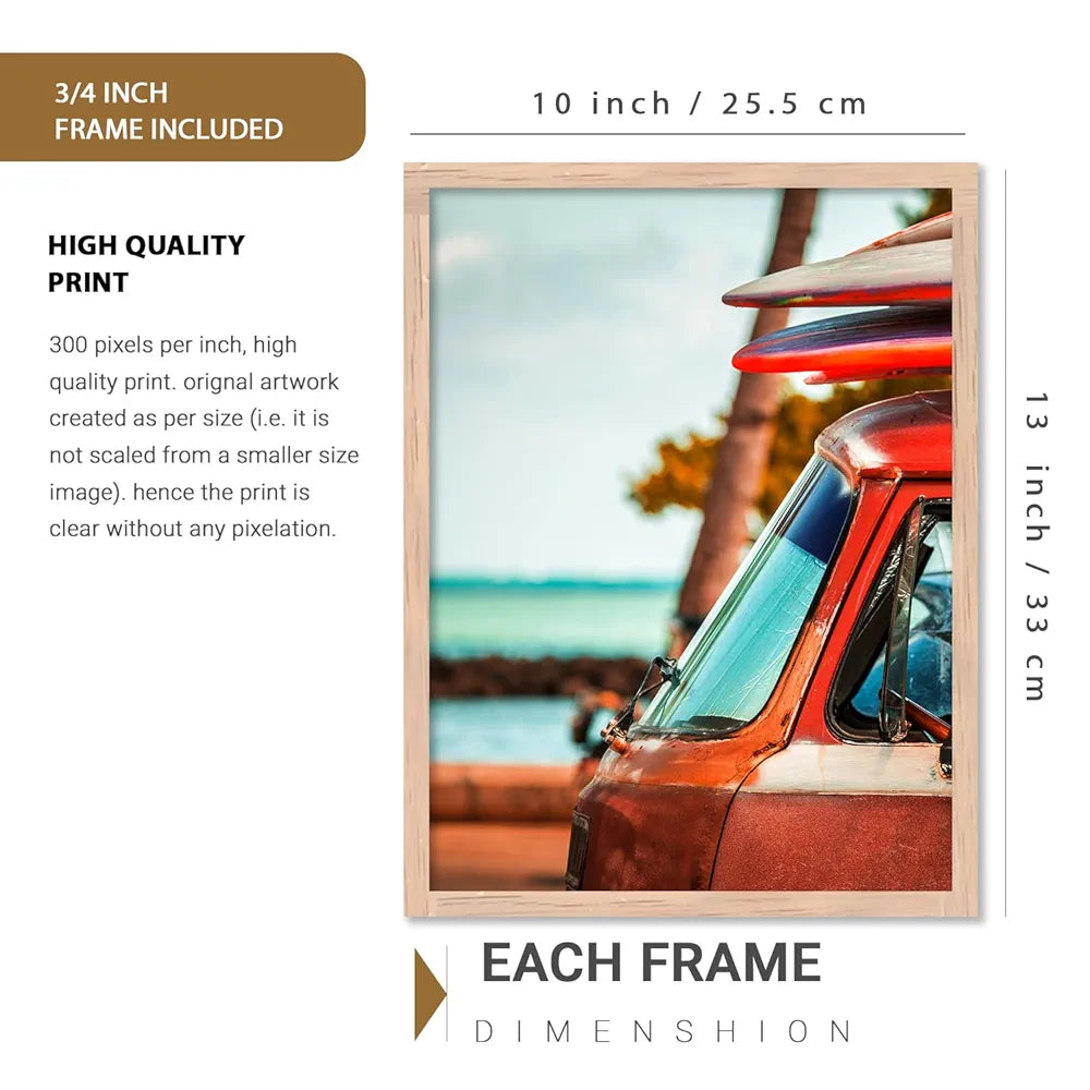 Kotart Travel Theme Digital Painting Travel Inspired Wall Art Prints E