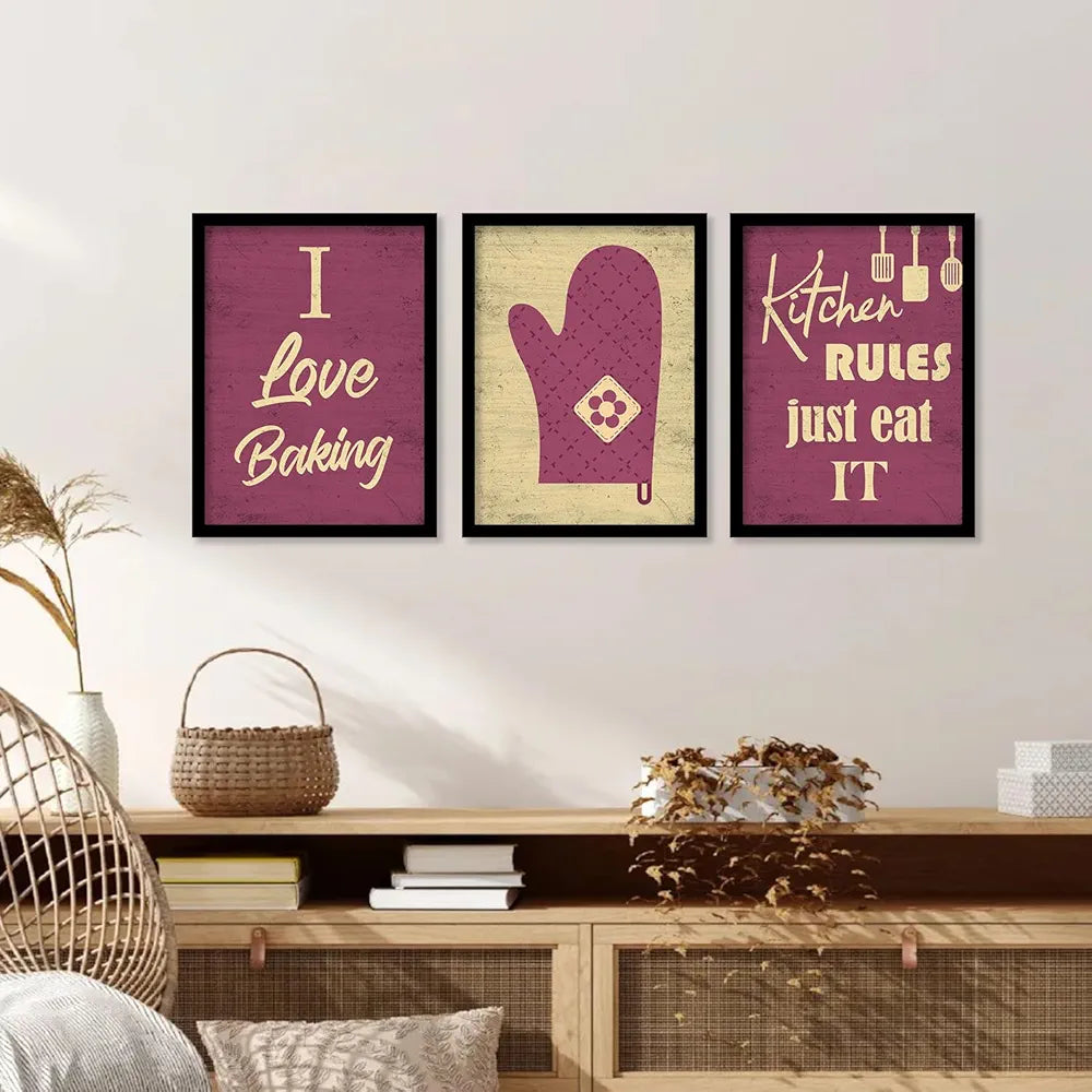 Kotart Restaurant Quotes Framed Posters for Kitchen Wall Decoration Kitchen 11