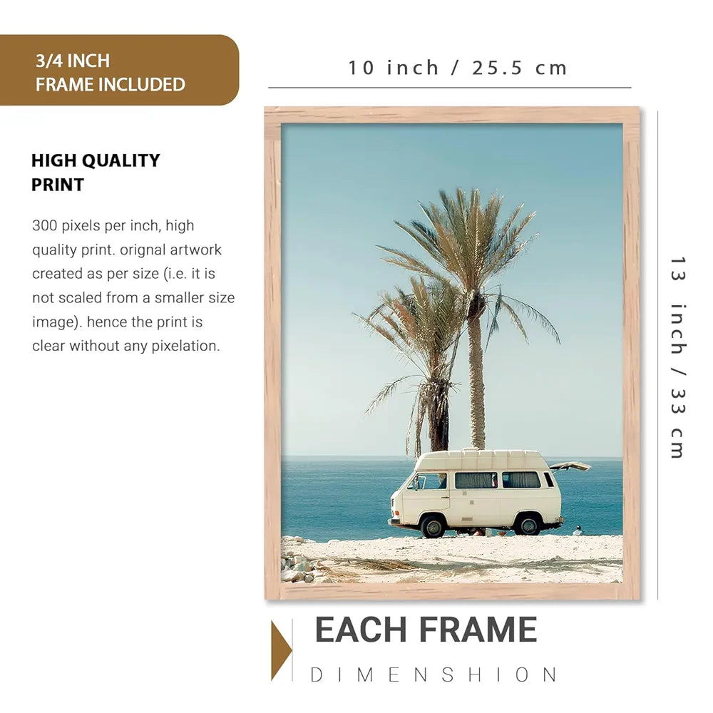 Kotart Travel Theme Digital Painting Travel Inspired Wall Art Prints F