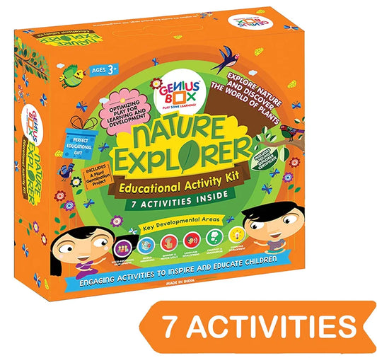 Genius Box - Play Some Learning Activity Kit For 3+ Year Age: Nature Explorer Diy, Educational Toy, Learning Kit, Educational Kit, Stem Toy