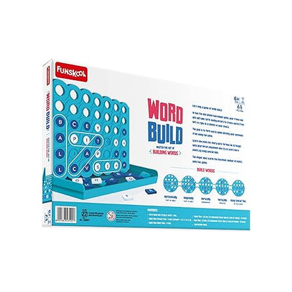 Funskool Games Word Build 2 Player Word Building Game Grid and Tray Strategy Game