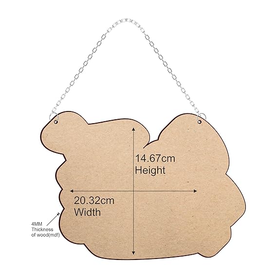 Blue Finch Wall Hanging Decor Good Vibes Home Decor Item For living Room and Bedroom