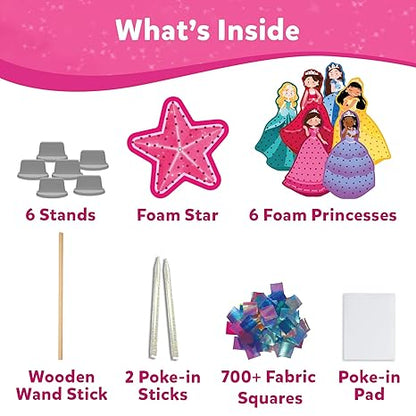 Skillmatics Art & Craft Activity Poke in Art Magical Princesses Mess Free Art for Kids