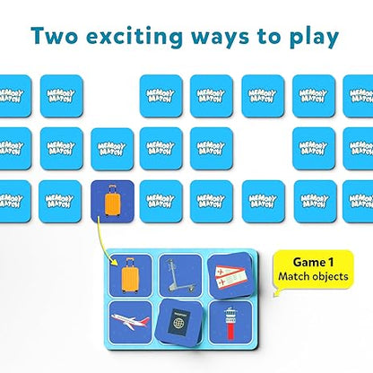 Skillmatics Board Game Memory Match Where Things Belong Fun & Fast Memory Game for Kids