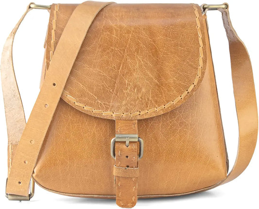 Goatter Genuine Leather Crossbody Sling Bag For Women's