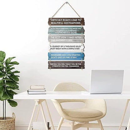 Angel Infinite Inspirational & Motivational Quotes Wooden Wall Hanging Wall Hanger For Homedecor