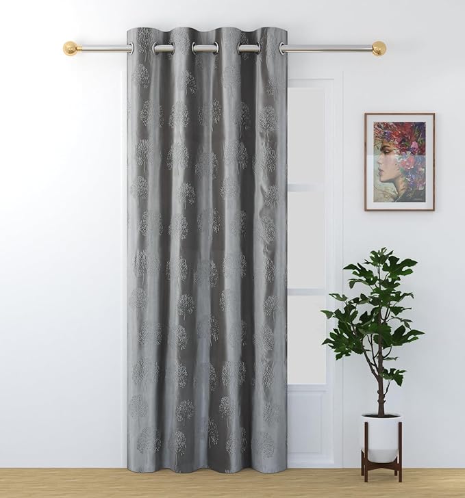 Fresh From Loom Semi Sheer Curtains For Door 7 Feet Long Door Curtain
