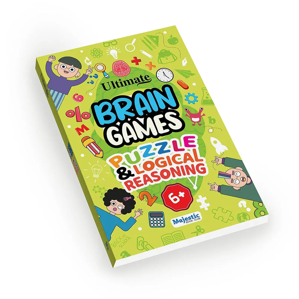Puzzle & Logical Reasoning for Kids  - Ultimate Brain Games: 120+ Puzzles to Develop Critical Thinking and Logical Reasoning in children - | The Book Tree Books