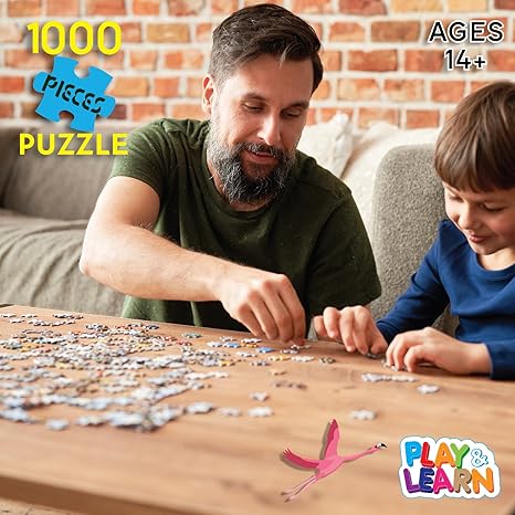 Funskool Flamingo Sunset Jigsaw Educational 1000 Pieces Puzzle