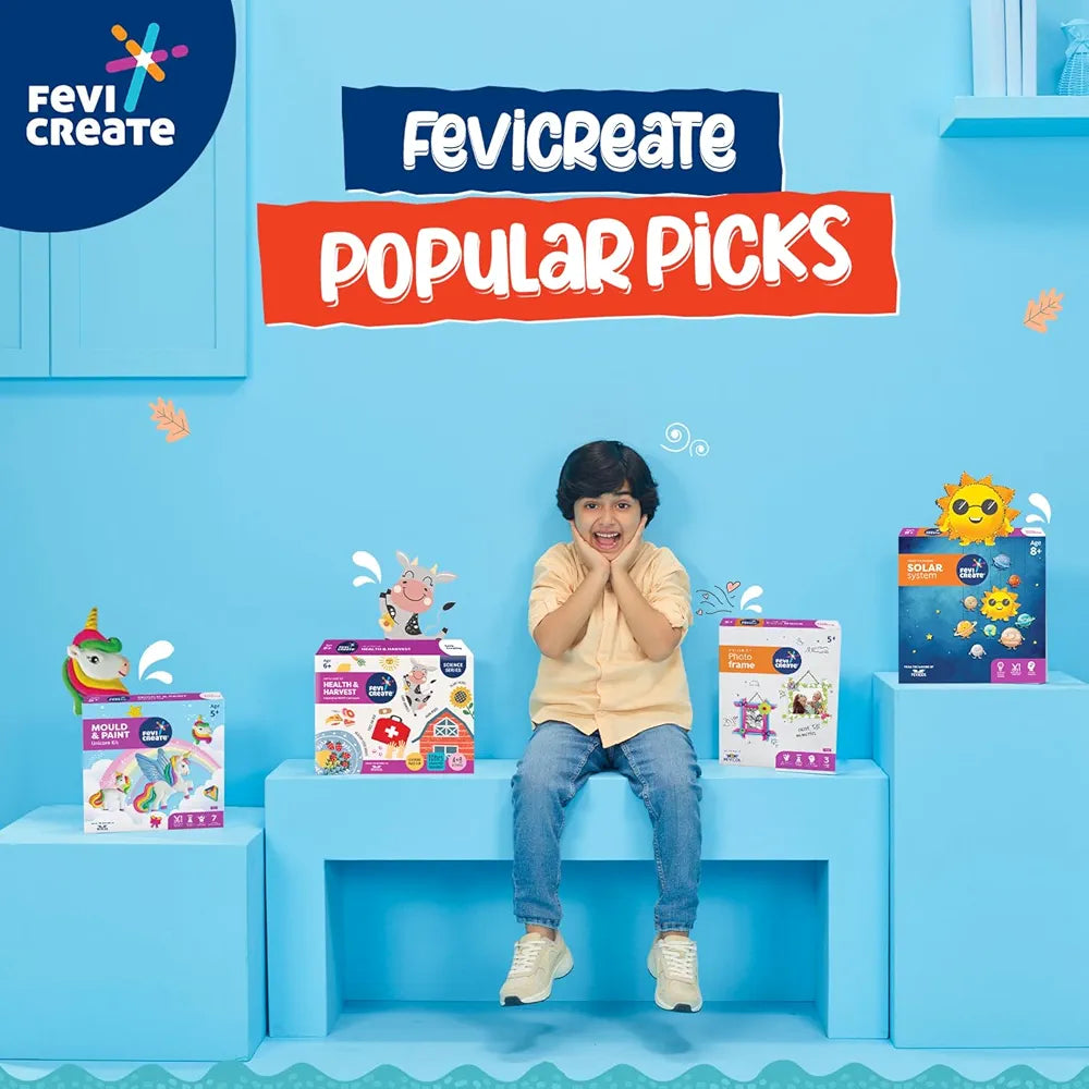 Fevicreate Nature and Me Art & Craft Kit | Science Series Inspired by NCERT Curriculum | Build a Weather Wheel, a Recycling Waste bin, Water Cycle Chart and Explore Seasons