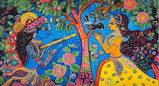 TULIP N TURTLE VRINDAVAN DIY Acrylic Paint by Number Kit for Adults Beginner Canvas Painting by Number Acrylic Painting. Wall Decoration DIY Painting Kit for Adults
