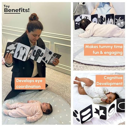 Curious Cub Montessori Flash Cards for Babies & Infants | Visual Stimulation & Sensory Development | Fun & Easy Learning for Toddlers