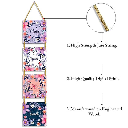 Sehaz Artworks Wooden Wall Hangings Home Decor Items Home Decoration Items - 4-0010 Medium