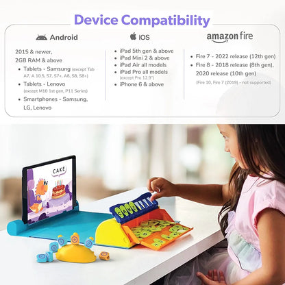 PlayShifu Plugo Learners Pack AR-Powered STEM Toys for Kids - Math Learning Kit and Alphabet Tiles Game Set with 15 Interactive Games and 500+ Fun Learning Levels 