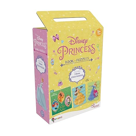 Disney Popcorn Games & Puzzles Disney Princess Book & Stick for Kids 2 Years and Above The Beauty of Nature