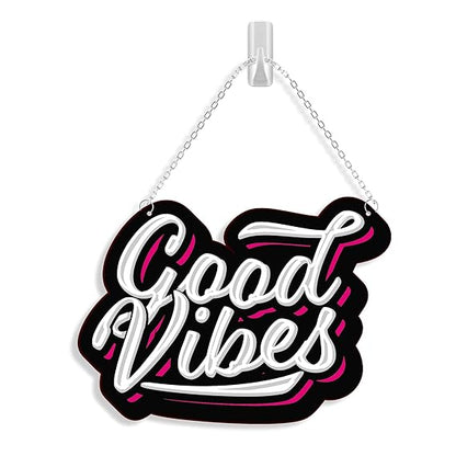 Blue Finch Wall Hanging Decor Good Vibes Home Decor Item For living Room and Bedroom