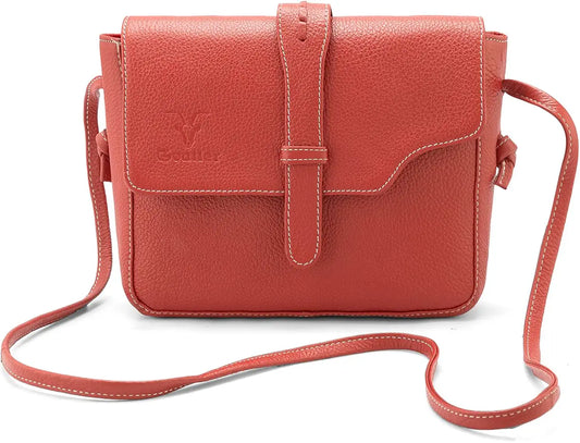 Goatter Genuine Leather Sling Cross-Body Bag For Girls And Women's