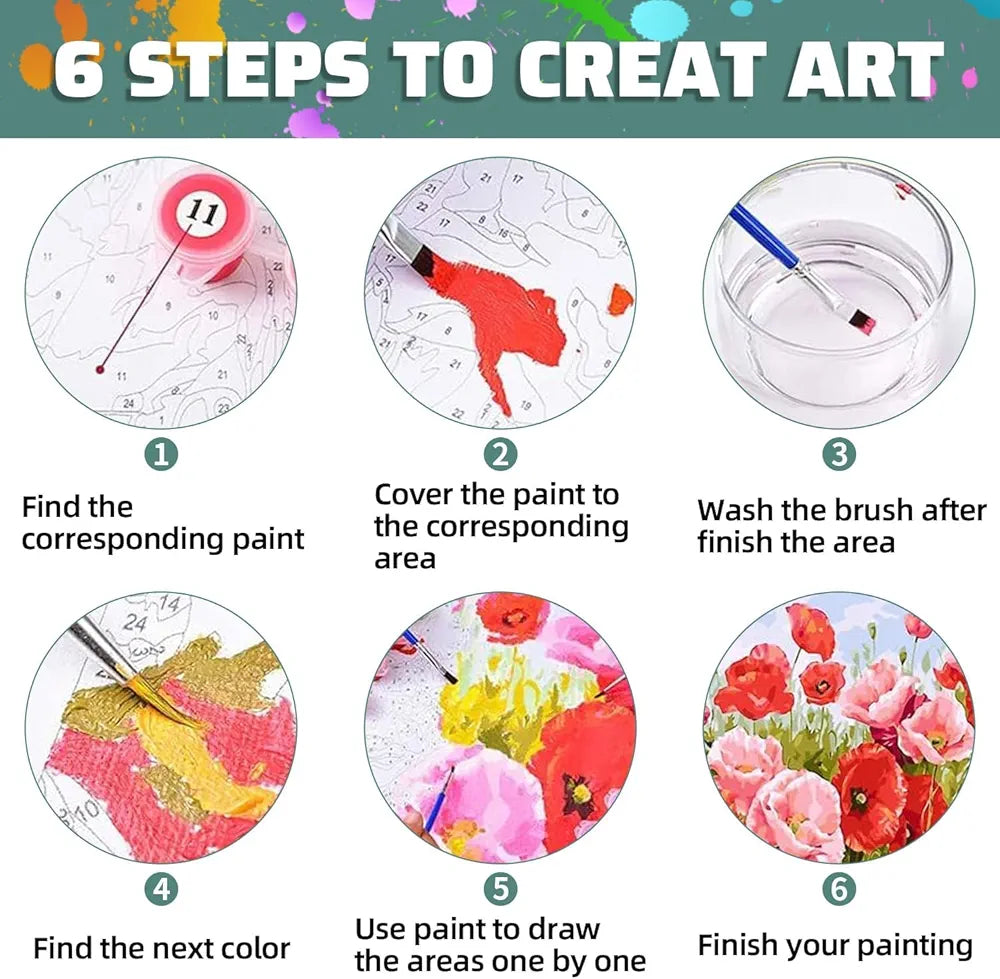 TREXEE DIY Paint by Numbers Kit for Adults Kids Beginner, DIY Tree of Life Painting by Numbers for Adults, Acrylic Oil Paint by Numbers Kits on Canvas for Home Wall Decoration and Gifts PNB 16x20inch