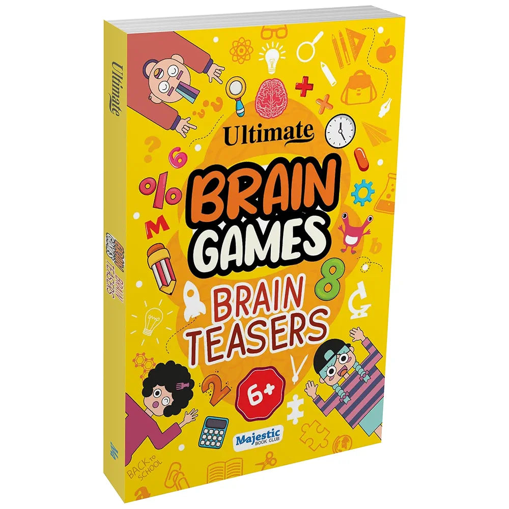 Brain Teasers for Kids  - Ultimate Brain Games: 120+ Stimulating Puzzles to Boost Problem-Solving and Critical Thinking Skills in children - | The Book Tree Books