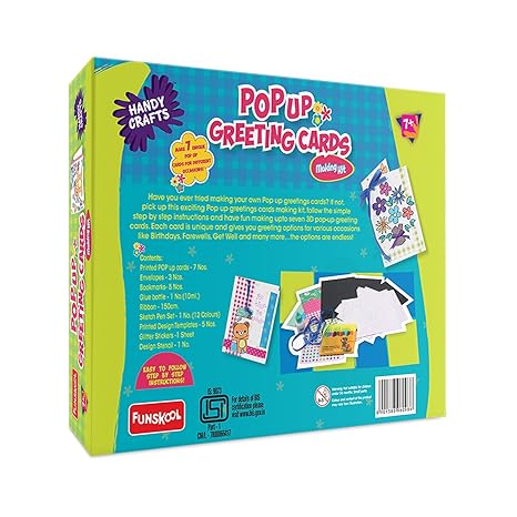 Funskool Handycrafts Pop up Greeting Cards Diy Greeting Cards Make Your own 3D Greeting Cards