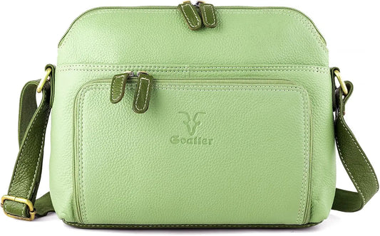 Goatter Genuine Leather Casual Sling Bag for Girls and Women