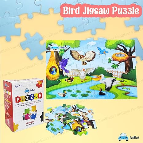 FunBlast Bird Jigsaw Puzzle for Kids Jigsaw Puzzle for Kids Multicolor