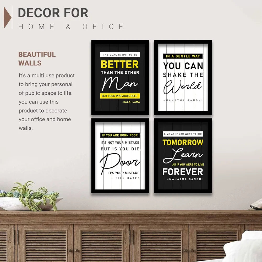 Kotart The Goal is Inspirational Quotes Framed Poster