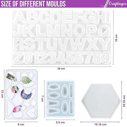 Craftinger Diy 85 Pieces Pro Resin Art Kit | Multicolour