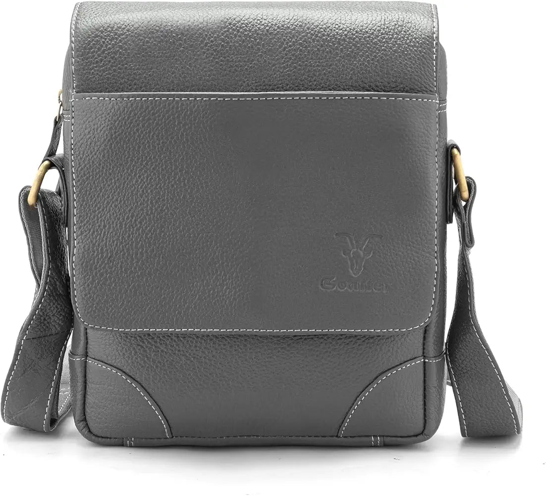 Goatter Genuine Leather 10" Inch Sling Bag For Unisex