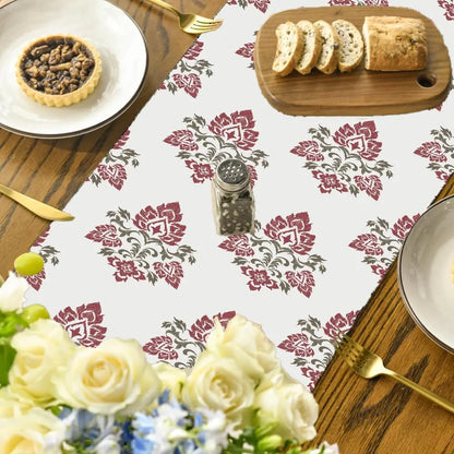 Ishro Home Premium Table Runner Colour Retro