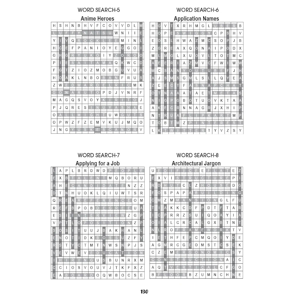 Word Search Grade 2 for Kids  - Ultimate Brain Games: 120+ Exciting Word Puzzles to Enhance Linguistic Abilities - | The Book Tree Books