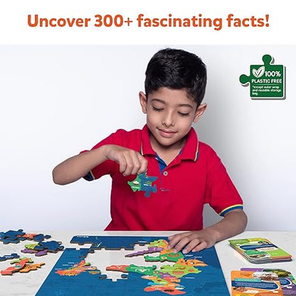 Skillmatics India Map Puzzle Educational Toy For Learning Facts About India