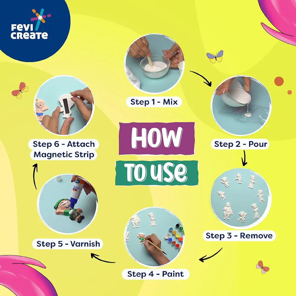 Fevicreate Chhota Bheem Mould & Paint Kit