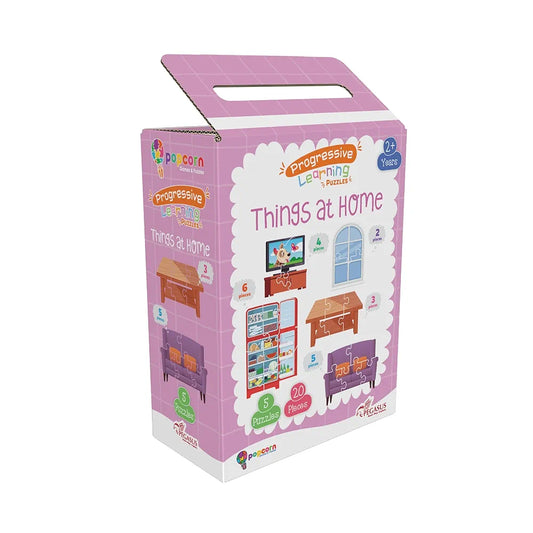 Popcorn Games & Puzzles Things That Home Puzzle for 3 Years Old & Above