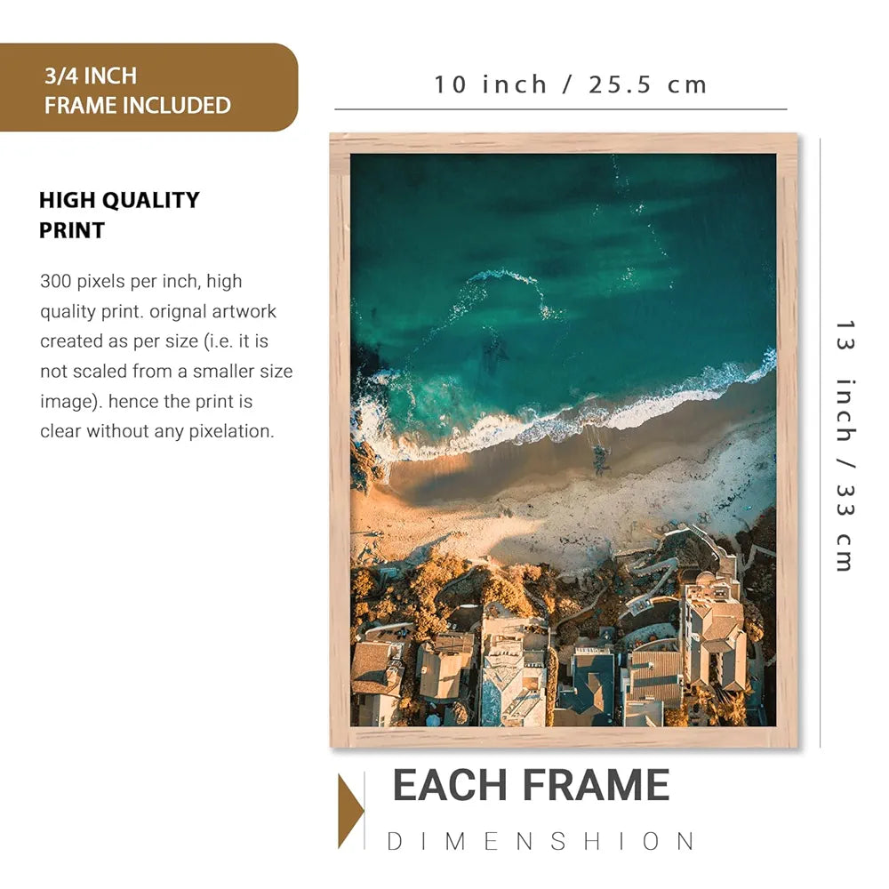 Kotart Travel Theme Digital Painting Travel Inspired Wall Art Prints C