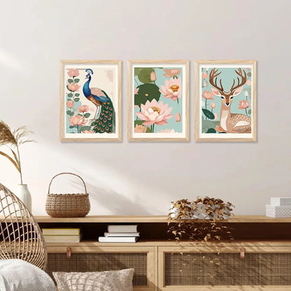 Kotart Traditional Indian Inspired Wall Art Prints for Home and Office Decor A